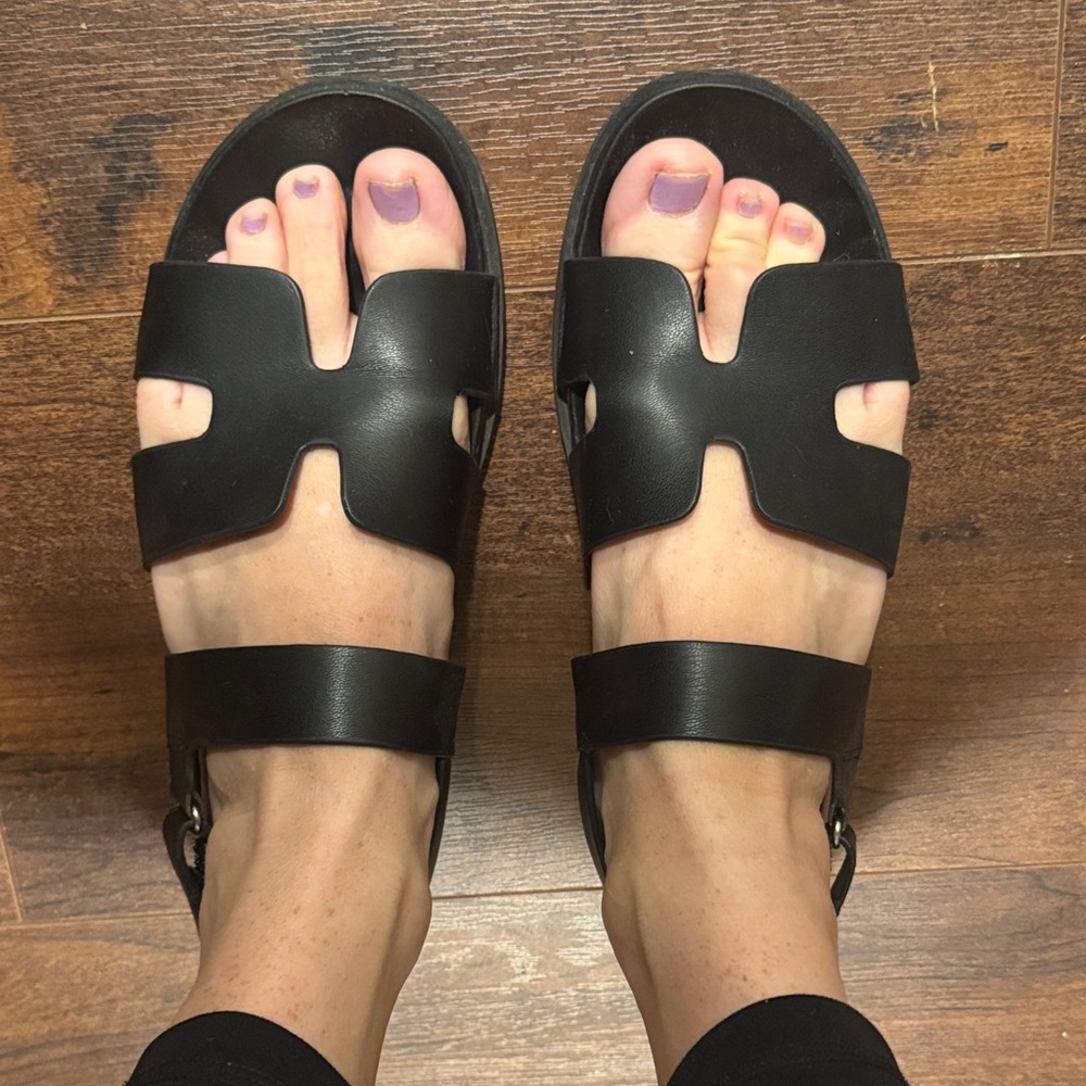Steven Black Sandals